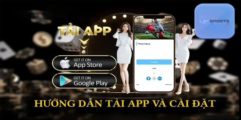 Chia sẻ quy trình tải app mksport